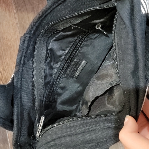 Comely Paris Cat Black and White Striped Bag Purse - Picture 3 of 3